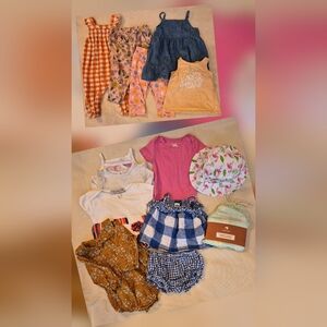 Bundle Of Baby Girls Clothing Size 6-12 Months